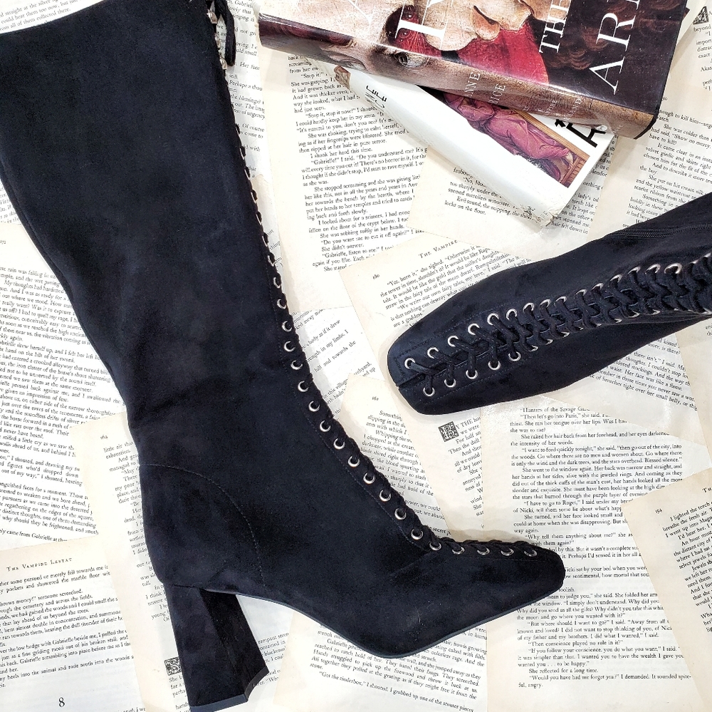 NWOT JEFFREY CAMPBELL Patti-Lu Lace Up Boots